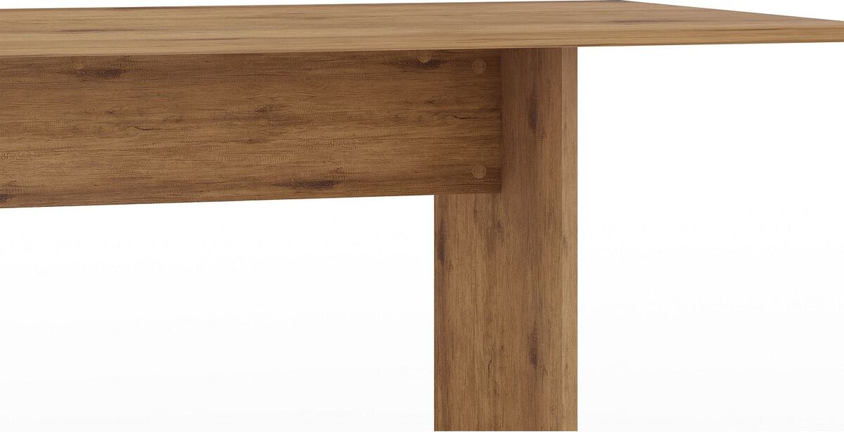 Manhattan Comfort Dining Sets - NoMad 67.91 Rustic Country Dining Set of 3 in Nature