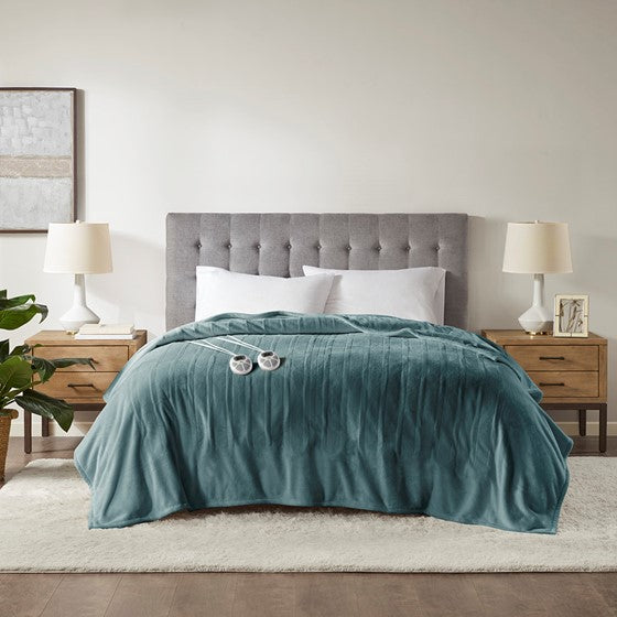 Olliix.com Heated Blankets - Blanket Teal King