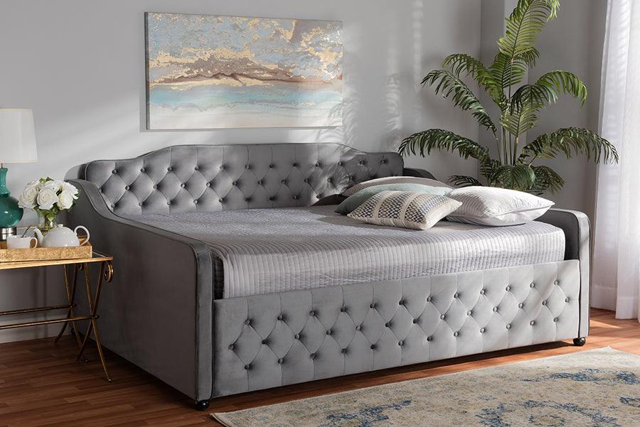 Wholesale Interiors Daybeds - Freda 88.3" Daybed Gray