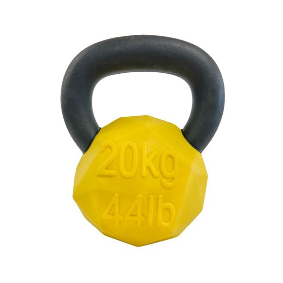 Olliix.com Dog Toys - Kettlebell Rubber Toy LG Yellow