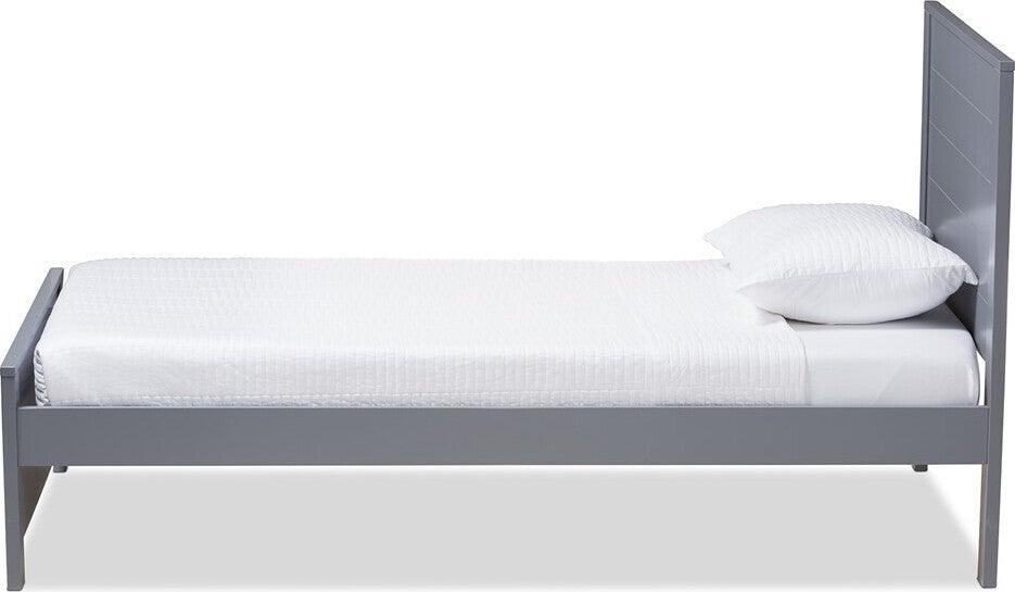 Wholesale Interiors Beds - Catalina Twin Bed Gray