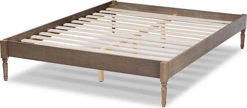 Wholesale Interiors Beds - Colette Queen Bed Weathered Gray