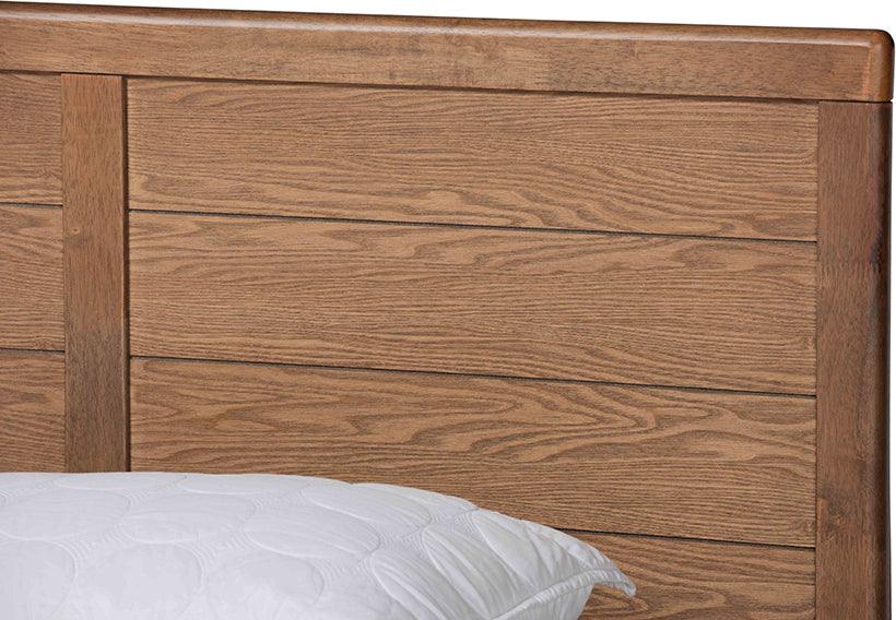 Wholesale Interiors Beds - Alba King Storage Bed Ash Walnut
