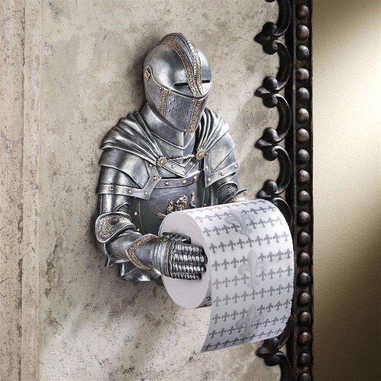 Design Toscano Spooky Decor - A Knight To Remember Tp Holder