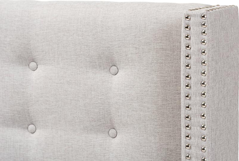 Wholesale Interiors Headboards - Ginaro King Headboard Grayish Beige