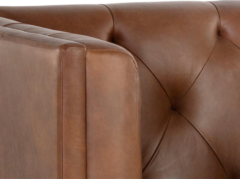 SUNPAN Accent Chairs - Westin Armchair Vintage Caramel Leather