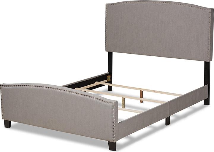 Wholesale Interiors Beds - Morgan Queen Bed Gray & Black