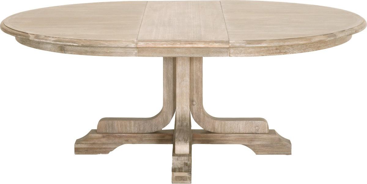 Essentials For Living Dining Tables - Torrey 60" Round Extension Dining Table Natural Gray Acacia