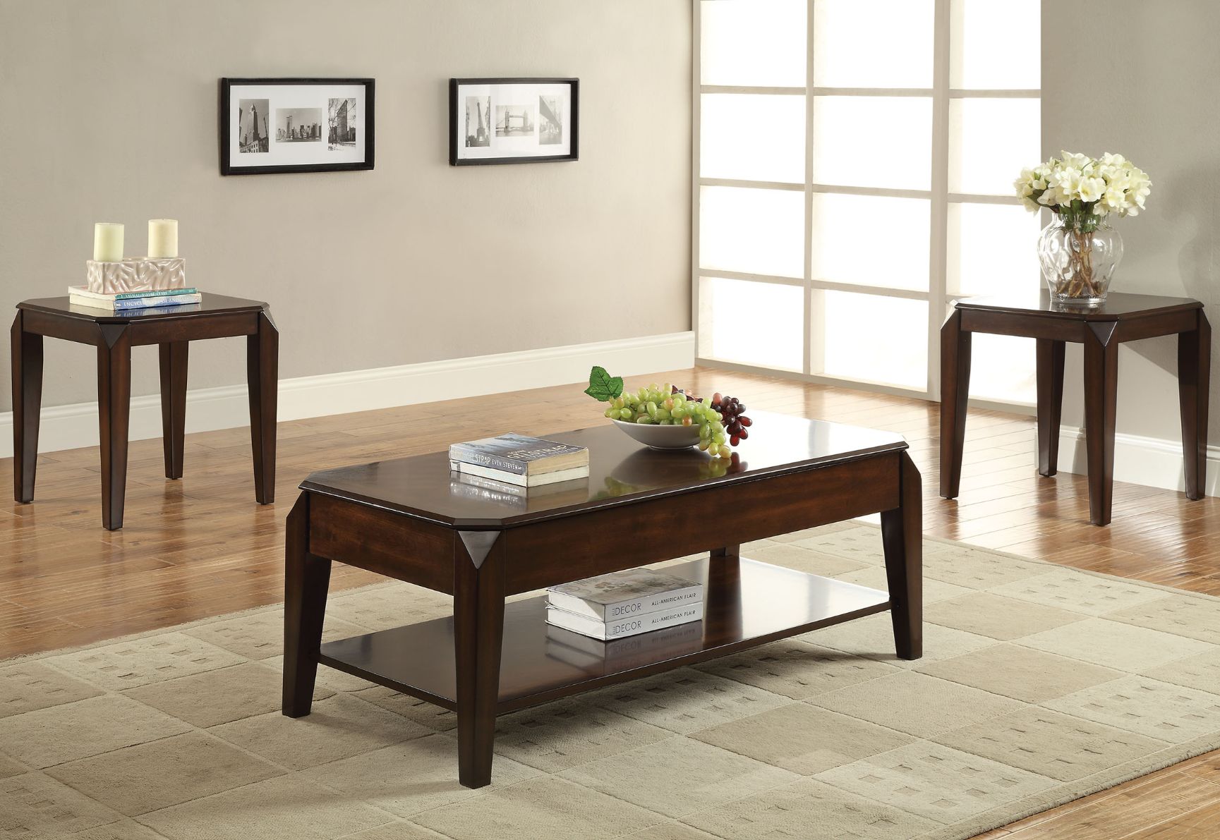 ACME Furniture Coffee Tables - Docila Coffee Table w/Lift Top, Walnut