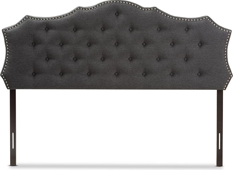 Wholesale Interiors Headboards - Aurora King Headboard Dark Gray