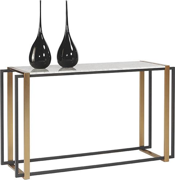 SUNPAN Consoles - Garnet Console Table White Marble