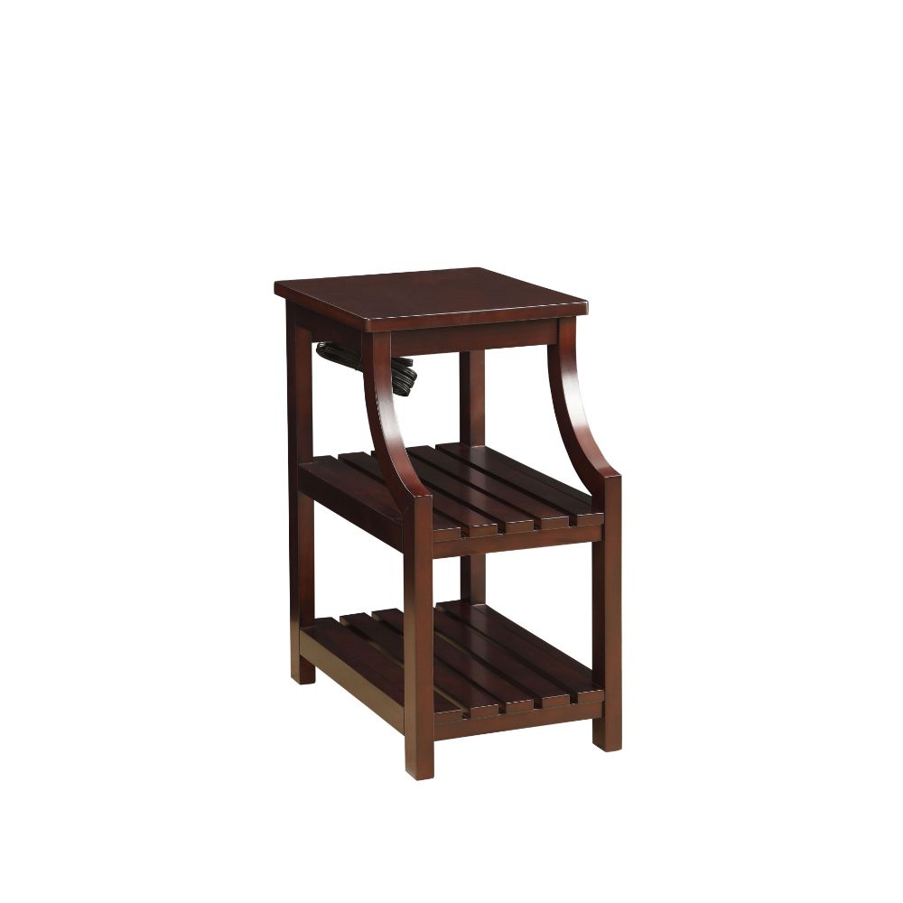 ACME Side & End Tables - ACME Wasaki Side Table (USB), Espresso