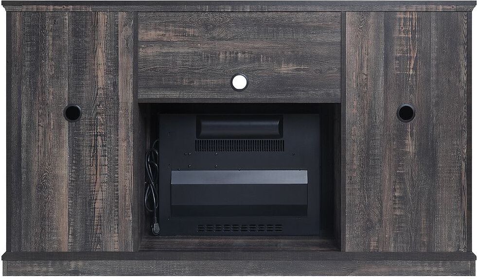 Manhattan Comfort Fireplaces - Myrtle Fireplace in Heavy Brown