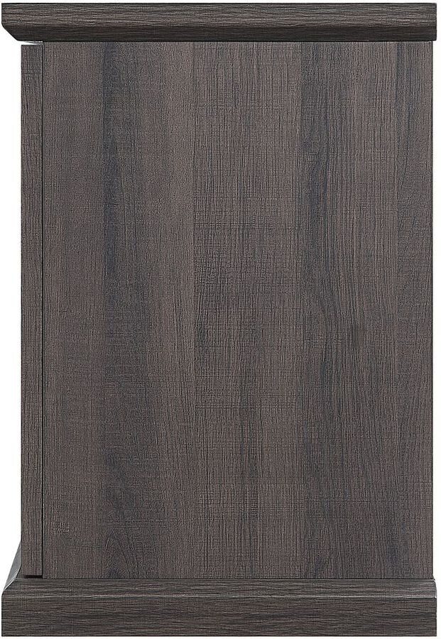 Manhattan Comfort Fireplaces - Franklin Fireplace in Heavy Brown