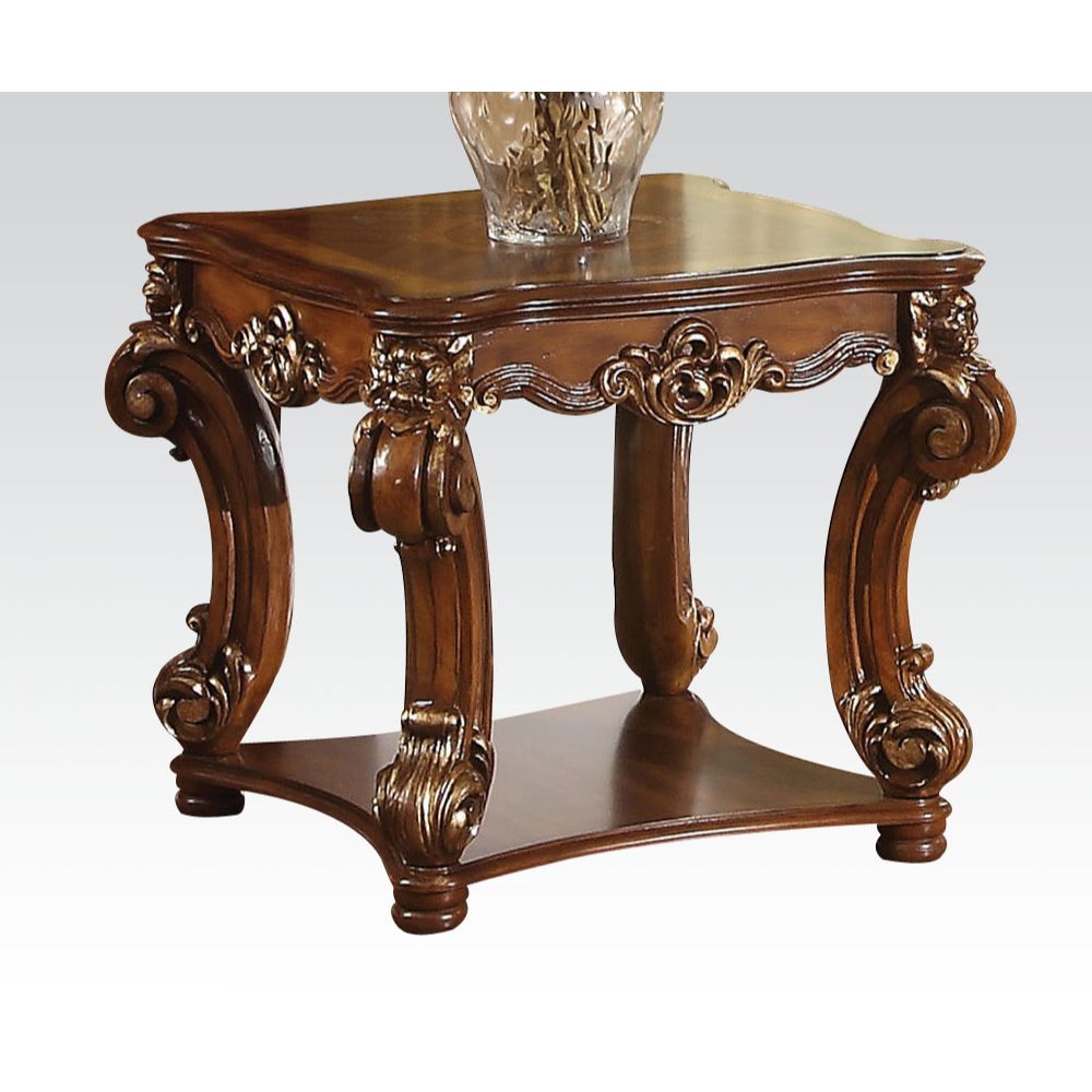 ACME Side & End Tables - ACME Vendome End Table, Cherry