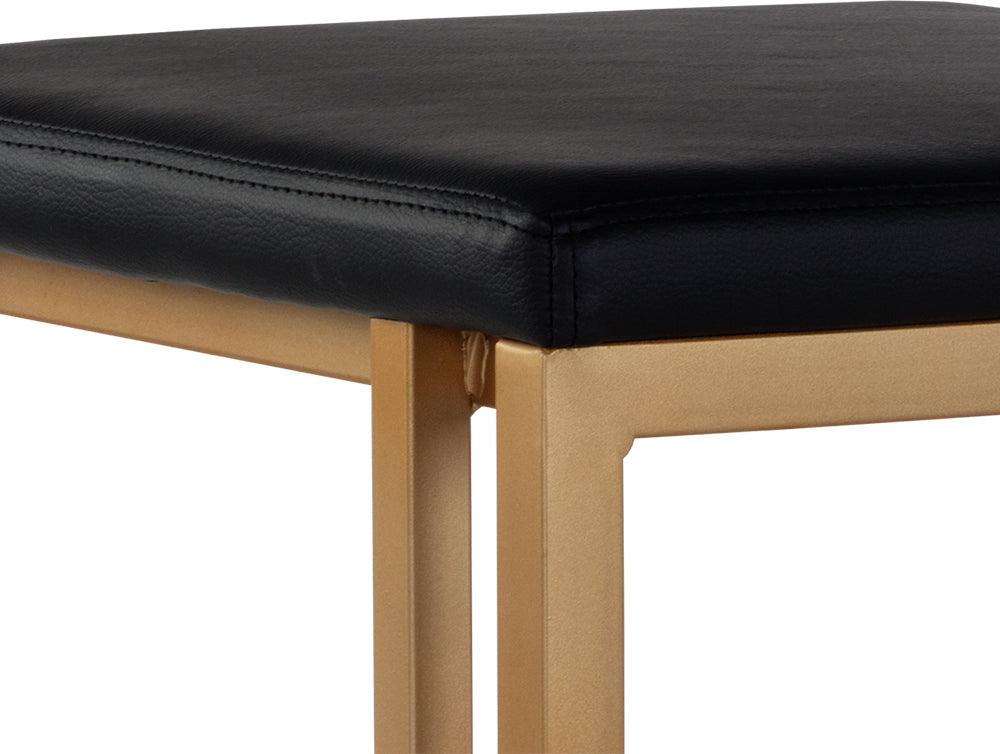 SUNPAN Barstools - Boone Barstool - Champagne Gold - Onyx (Set of 2)
