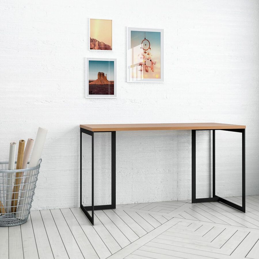 Manhattan Comfort Desks - Lexington 53.15 Desk in Maple Cream