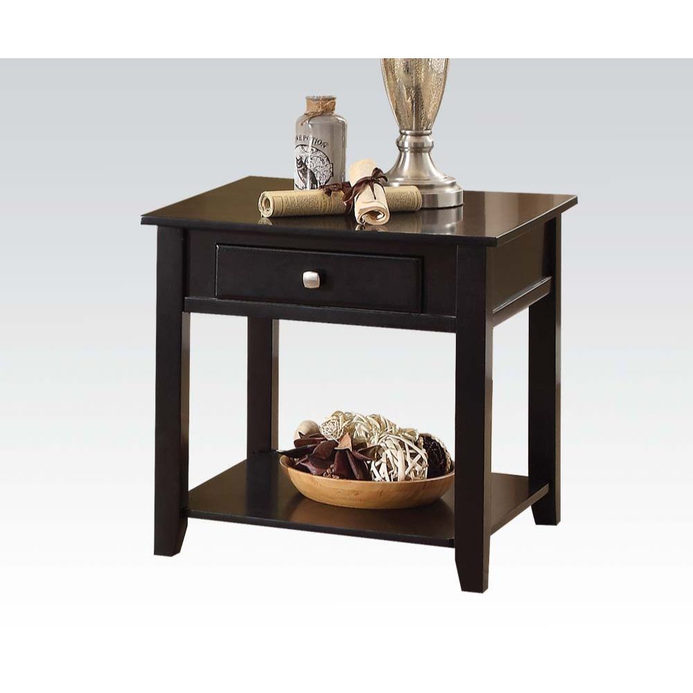 ACME Side & End Tables - ACME Malachi End Table, Black