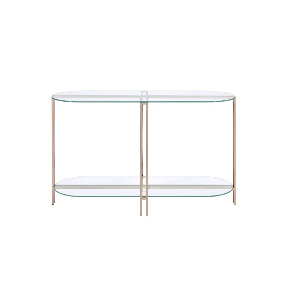 ACME Furniture Coffee Tables - ACME Veises Sofa Table, Champagne