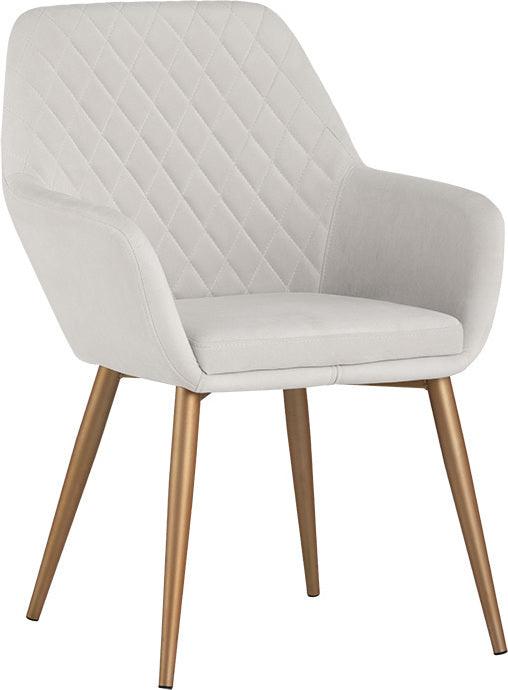 SUNPAN Dining Chairs - Jayna Dining Armchair - Champagne Gold - Antonio Linen