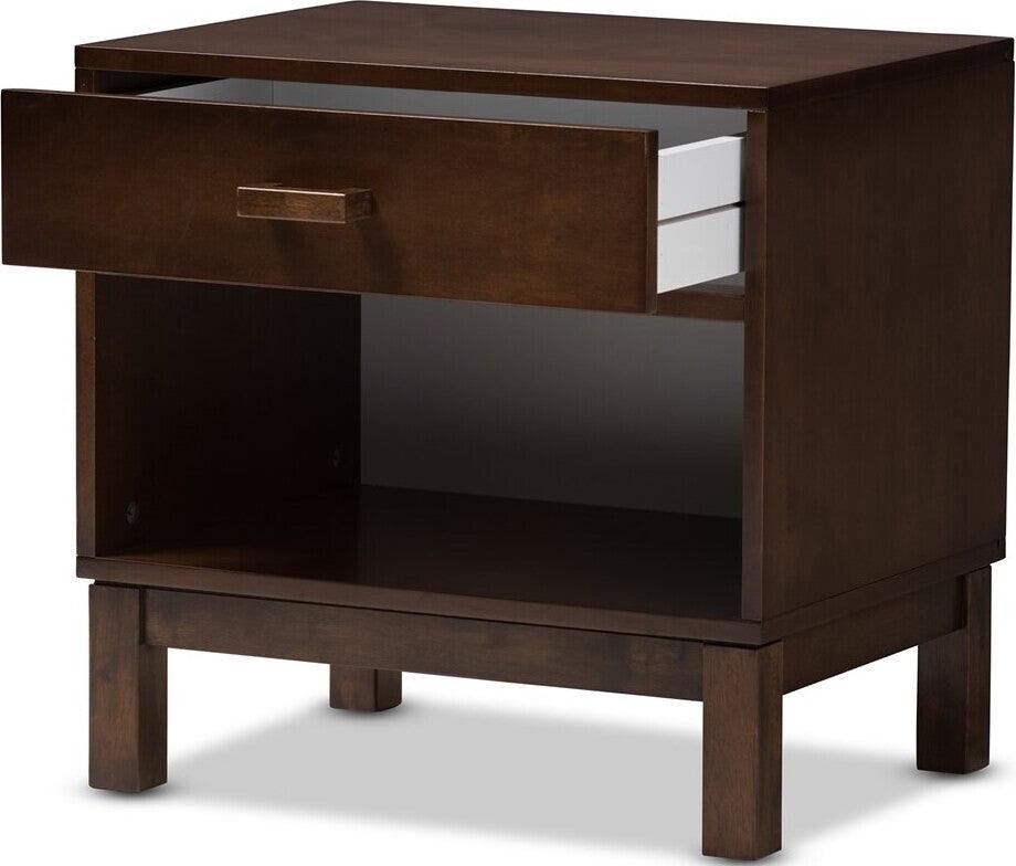 Wholesale Interiors Nightstands & Side Tables - Deirdre Nightstand Brown