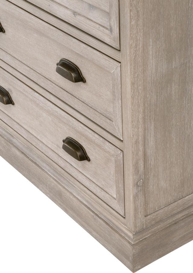 Essentials For Living Nightstands & Side Tables - Eden 3-Drawer Nightstand Natural Gray Acacia