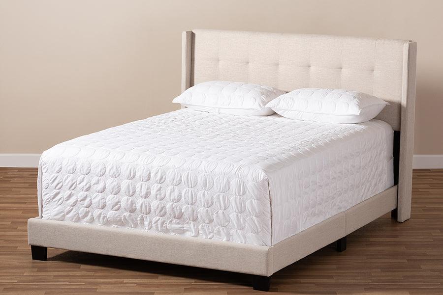 Wholesale Interiors Beds - Lisette Full Bed Beige