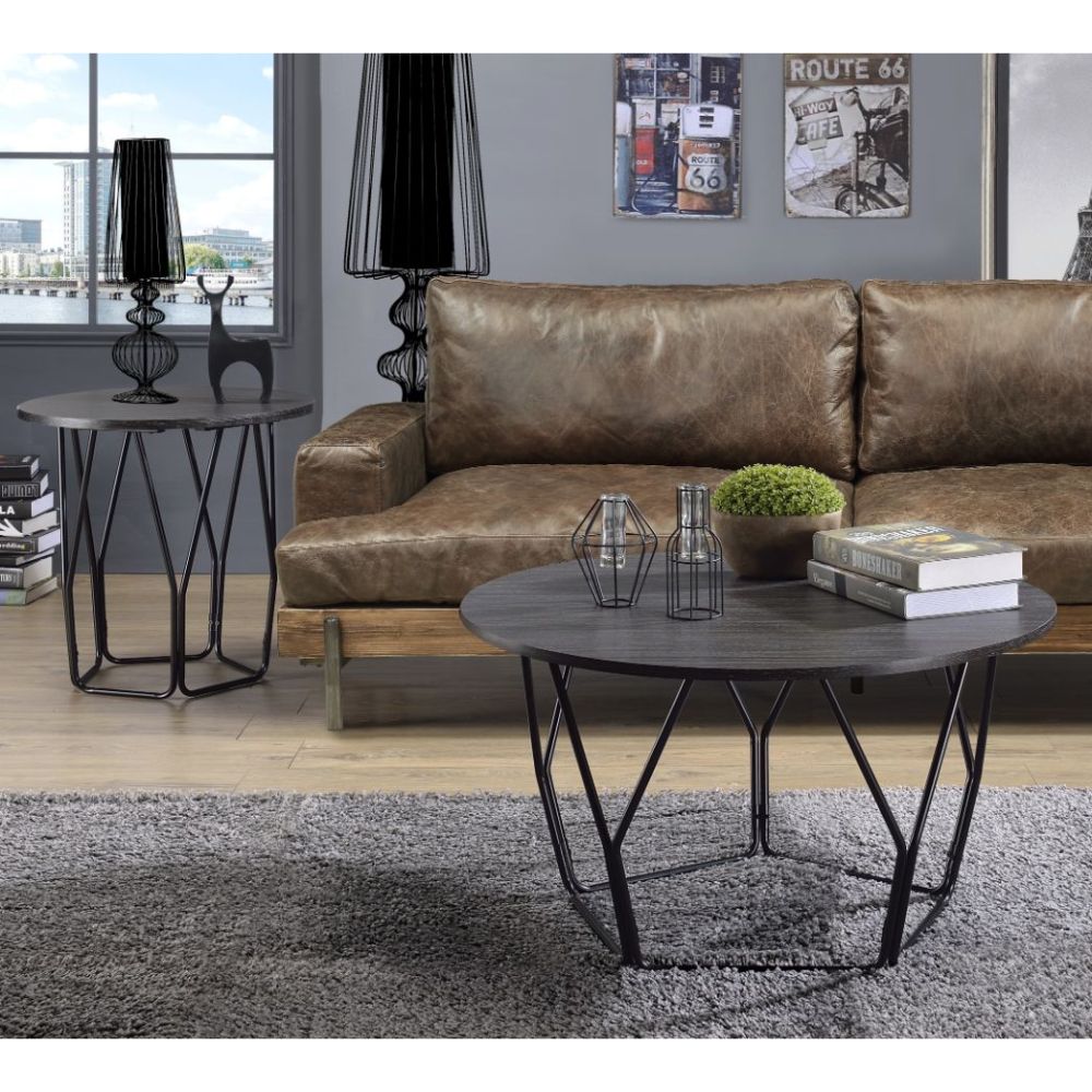 ACME Coffee Tables - ACME Sytira Coffee Table, Espresso & Black