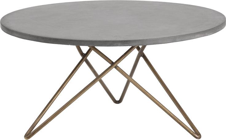 SUNPAN Coffee Tables - Wesley Coffee Table Gray & Antique Brass