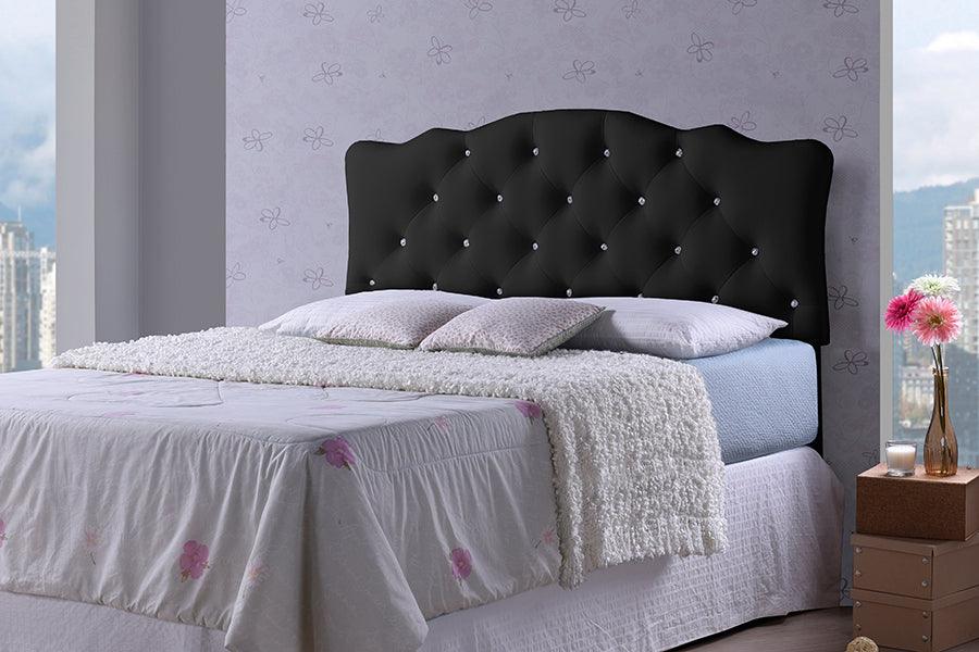 Wholesale Interiors Headboards - Rita Full Headboard Black