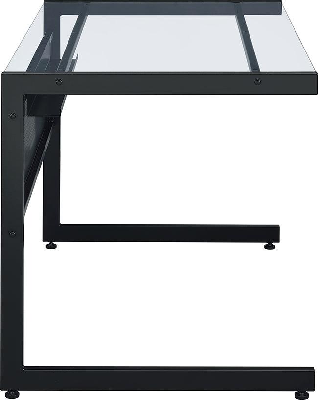 Euro Style Desks - Caesar 50"x28" Desk Black