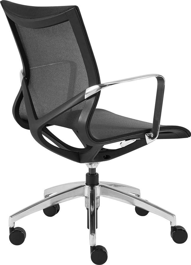 Euro Style Task Chairs - Tertu Low Back Office Chair Black