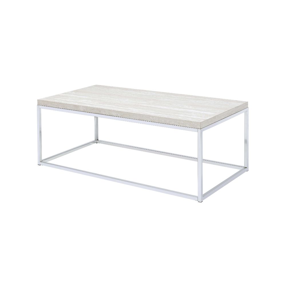 ACME Coffee Tables - ACME Snyder Coffee Table, Chrome