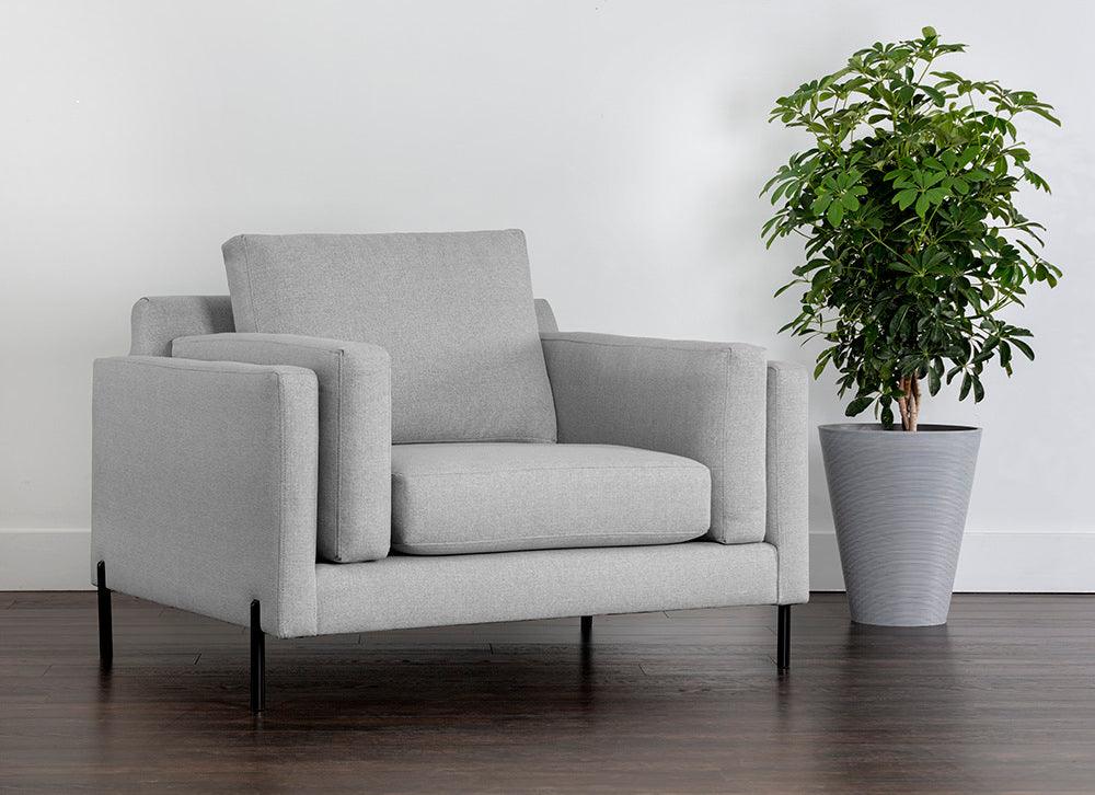 SUNPAN Accent Chairs - Lonsdale Armchair Broderick Charcoal