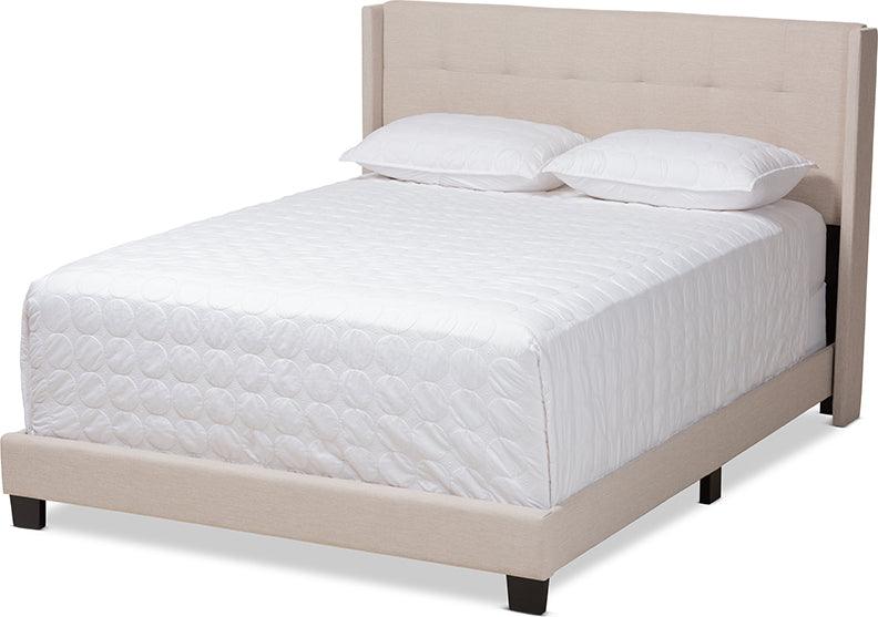 Wholesale Interiors Beds - Lisette Queen Bed Beige