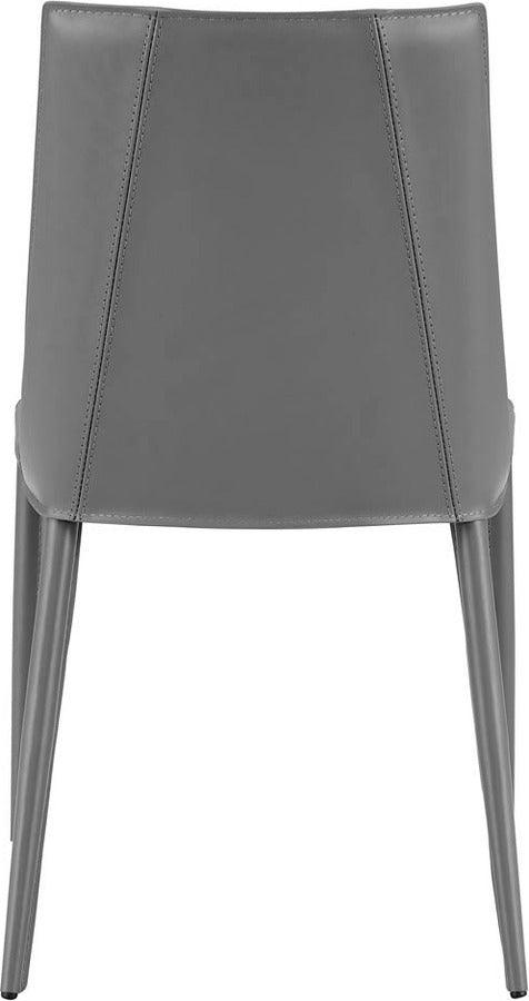 Euro Style Dining Chairs - Kalle Side Chair in Gray