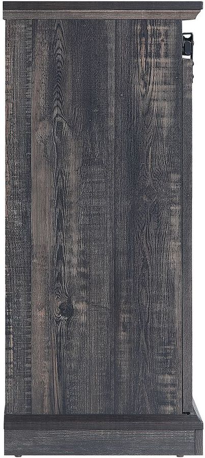 Manhattan Comfort Fireplaces - Myrtle Fireplace in Heavy Brown
