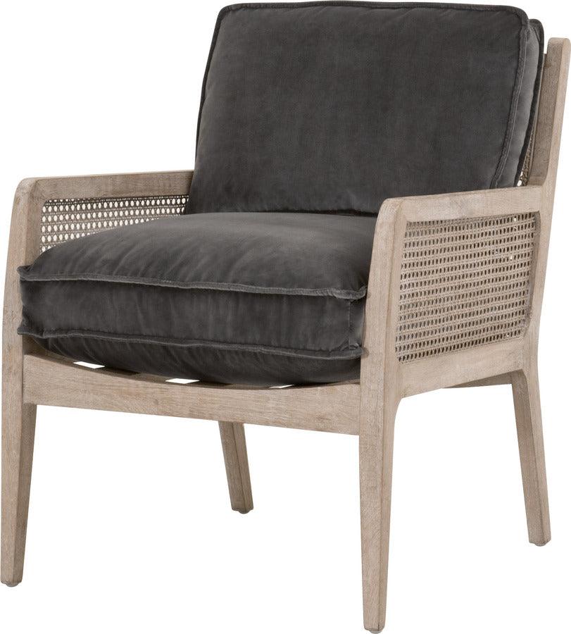 Essentials For Living Accent Chairs - Leone Club Chair Natural Gray Oak