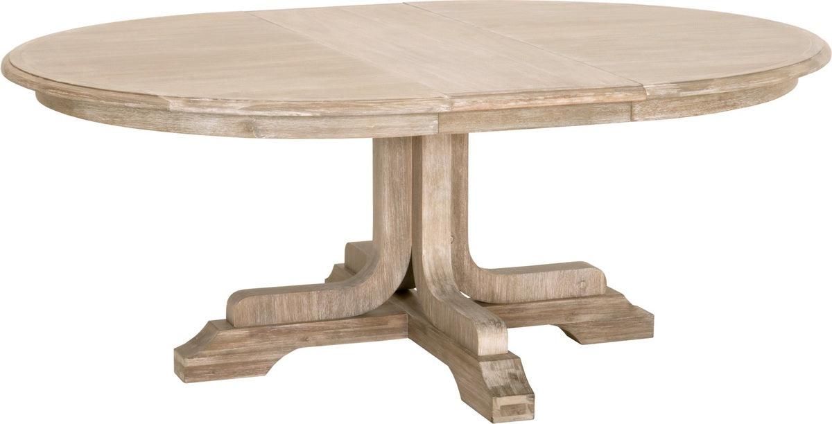 Essentials For Living Dining Tables - Torrey 60" Round Extension Dining Table Natural Gray Acacia
