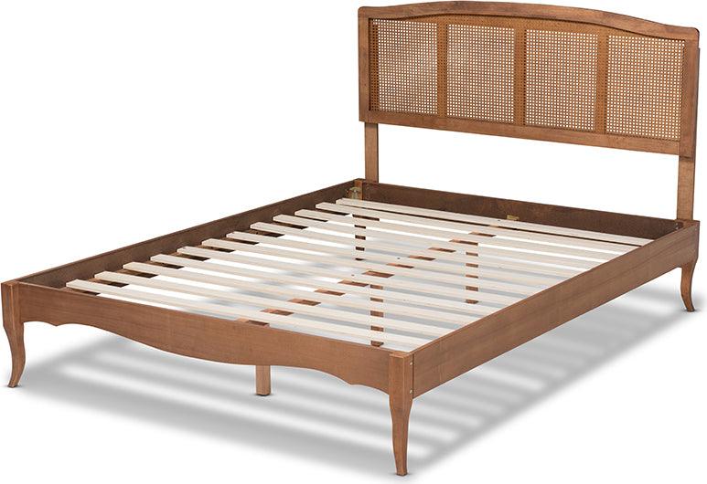 Wholesale Interiors Beds - Marieke Full Bed Ash walnut