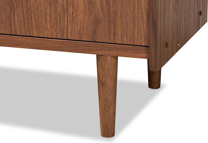 Wholesale Interiors Buffets & Sideboards - Halden Multicolor Walnut Brown and Grey Gradient Finished Wood 2-Door Dining Room Sideboard Buffet
