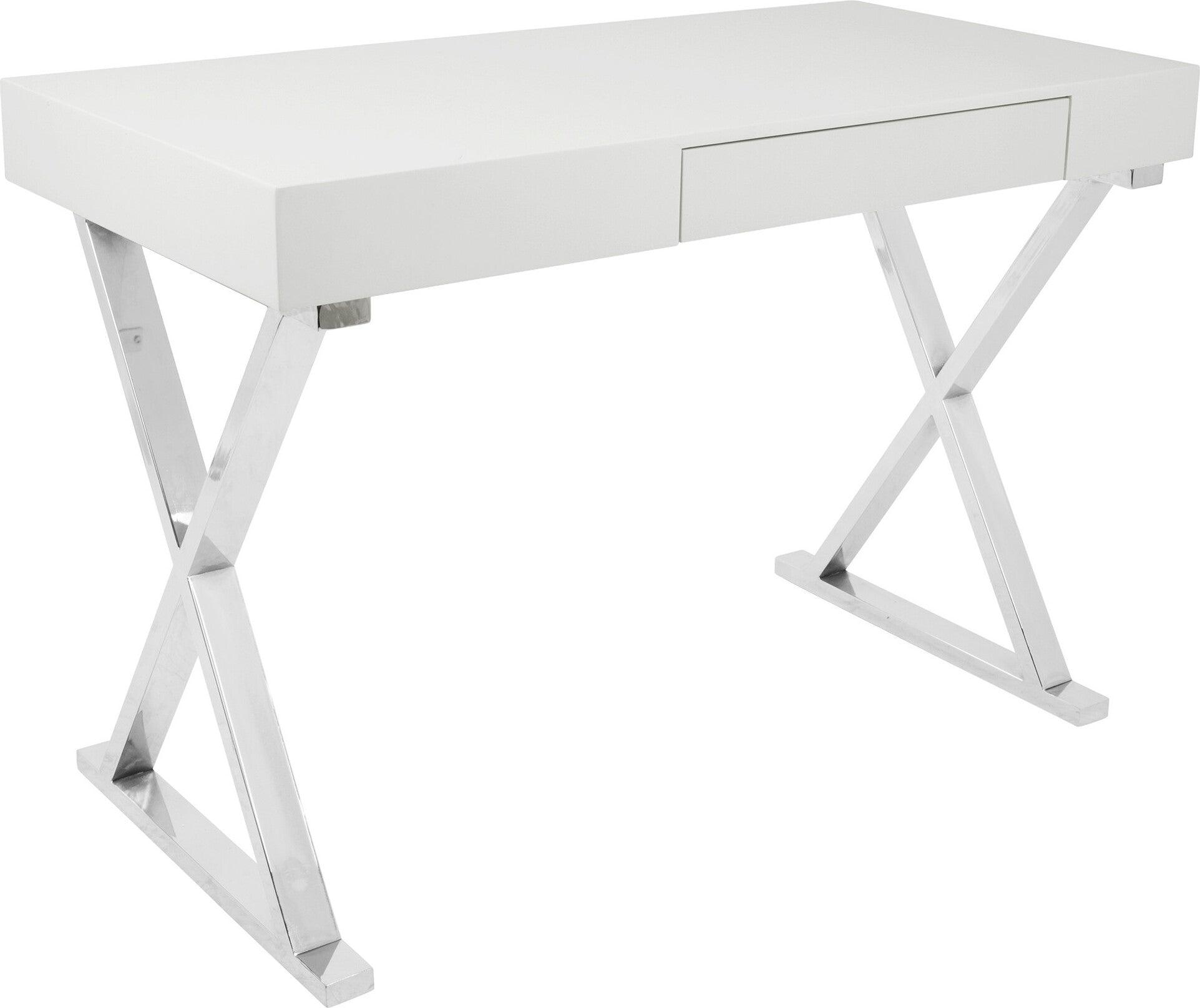 Lumisource Desks - Luster Desk White