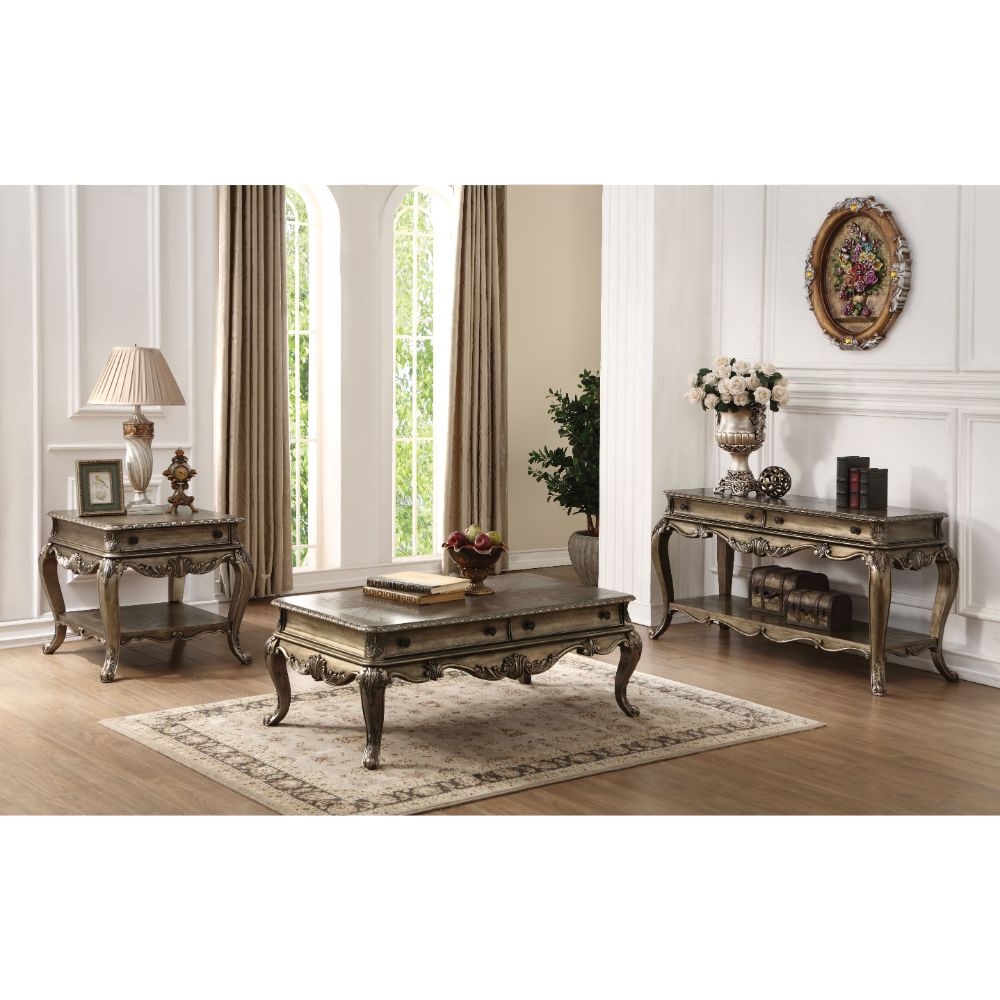 ACME Furniture Coffee Tables - End Table, Vintage Oak 86032