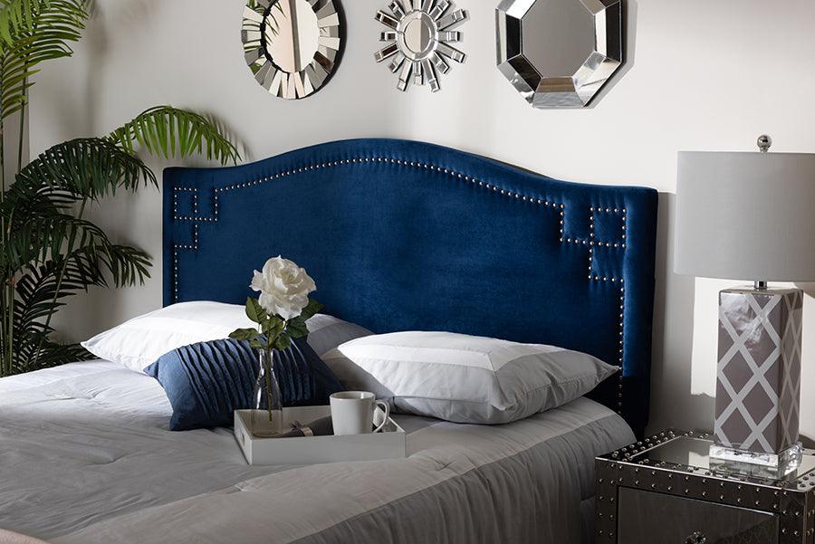 Wholesale Interiors Headboards - Aubrey Full Headboard Royal Blue