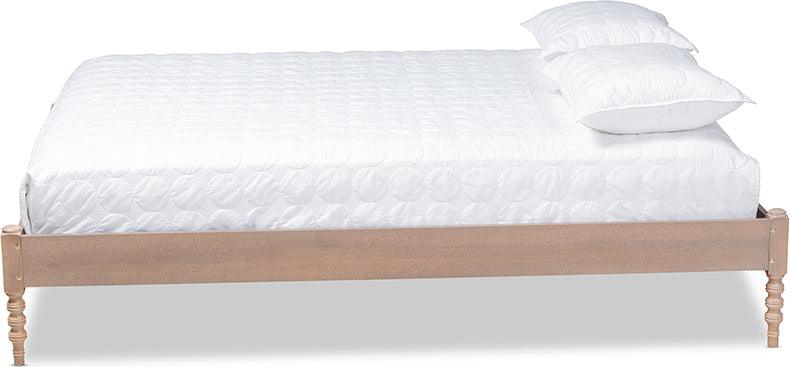 Wholesale Interiors Beds - Cielle Queen Bed Antique oak