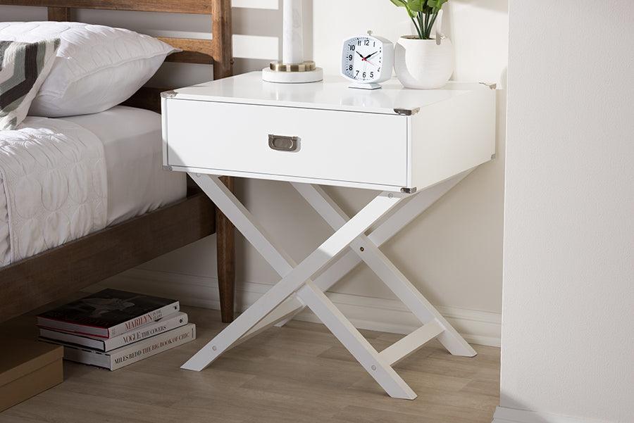 Wholesale Interiors Nightstands & Side Tables - Curtice Nightstand White
