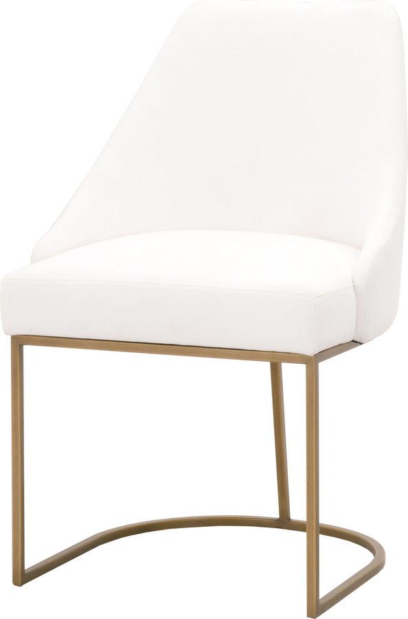 Essentials For Living Dining Chairs - Parissa Dining Chair, Set of 2 Brushed Gold