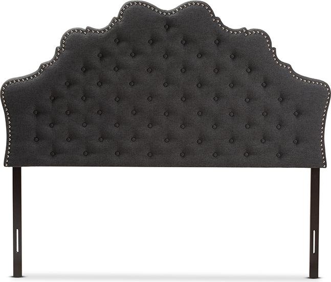 Wholesale Interiors Headboards - Hilda King Headboard Dark Gray