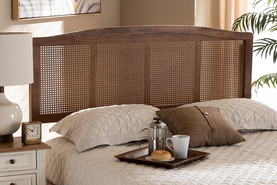 Wholesale Interiors Headboards - Marieke Queen Headboard Ash walnut