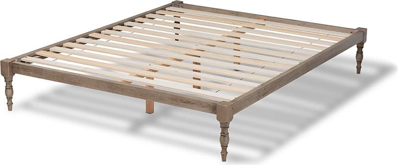Wholesale Interiors Beds - Iseline Queen Bed Antique Gray
